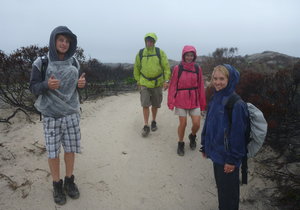 Wet start to a 4 day trail